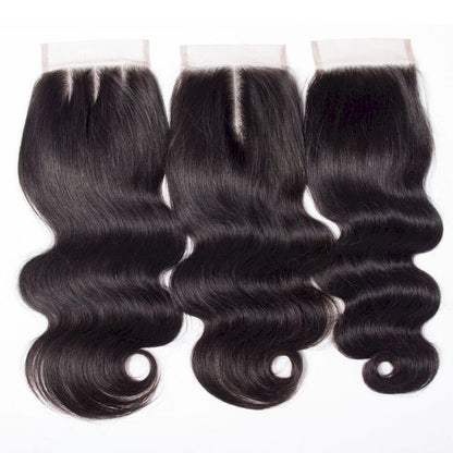 Body Wave  Frontal and Closure Lace Transparent HD Lace Small Knots 100%  Raw Hair