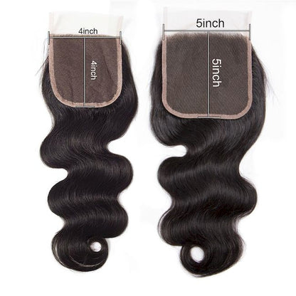 Body Wave  Frontal and Closure Lace Transparent HD Lace Small Knots 100%  Raw Hair