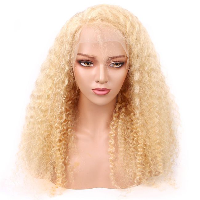 Wholesale 613 HD wig Kinky Curly  Frontal  13*4 13*6  and 2*6 4*4 5*5 6*6 7*7 Closure  Wig  100% Human Raw Hair