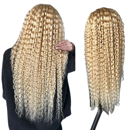 Top Raw A+ Pro Kinky Curly Transparent wig 13*4 13*6 Frontal  and 2*6 4*4 5*5 6*6 7*7 Closure  Wig  100% Human Raw Hair