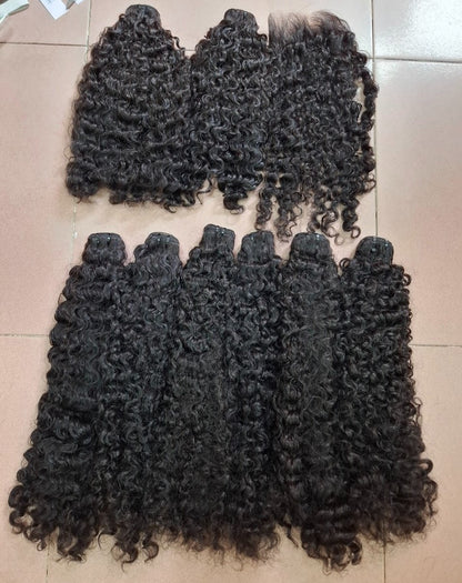 Uchaiminghair  Burmese Curly Bundle Top raw A+ pro （If you need customization, please contact us ）