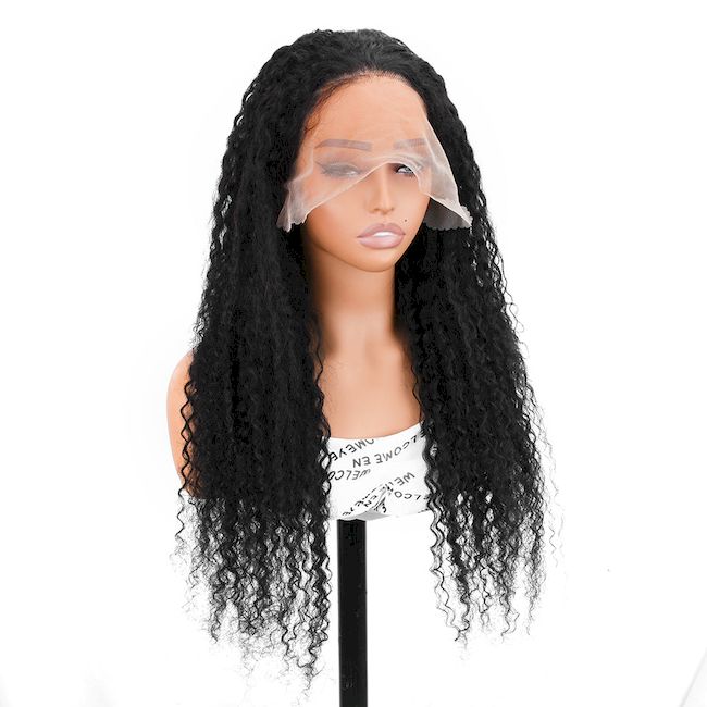 Top Raw A+ Pro Kinky Curly Transparent wig 13*4 13*6 Frontal  and 2*6 4*4 5*5 6*6 7*7 Closure  Wig  100% Human Raw Hair