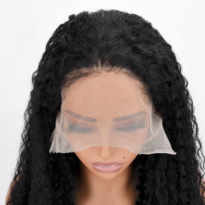 Kinky Curly Transparent  Lace 13*4 13*6 360 Frontal  4*4 5*5 6*6 7*7 Closure  Wig  100% Human Raw Hair Top Raw A+