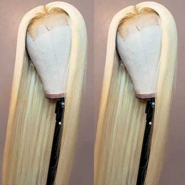 Wholesale 613 HD wig Straight Frontal  13*4 13*6  and 2*6 4*4 5*5 6*6 7*7 Closure  Wig  100% Human Raw Hair