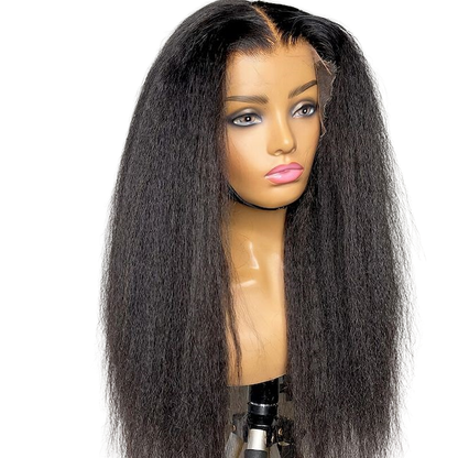 Top Raw A+ Pro Kinky Straight Transparent wig 13*4 13*6 Frontal  and 2*6 4*4 5*5 6*6 7*7 Closure  Wig  100% Human Raw Hair