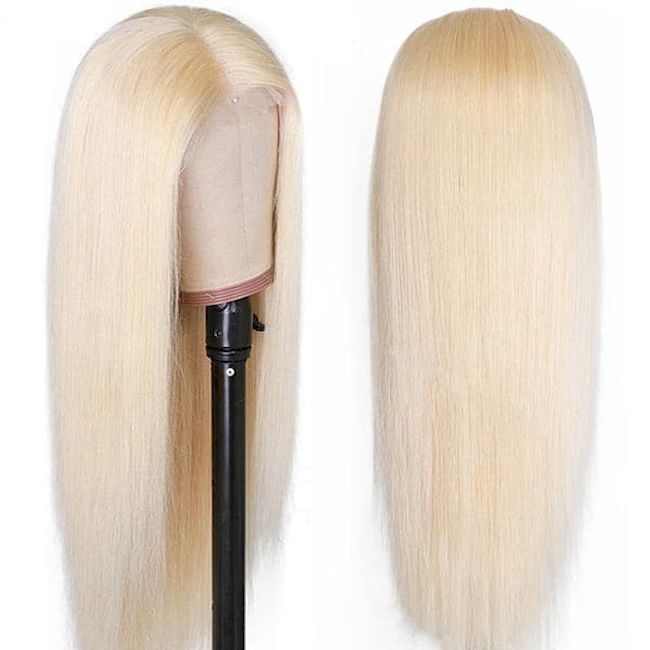 Wholesale 613 HD wig Straight Frontal  13*4 13*6  and 2*6 4*4 5*5 6*6 7*7 Closure  Wig  100% Human Raw Hair