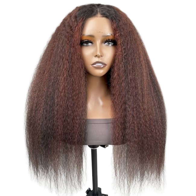 Top Raw A+ Pro Kinky Straight Transparent wig 13*4 13*6 Frontal  and 2*6 4*4 5*5 6*6 7*7 Closure  Wig  100% Human Raw Hair